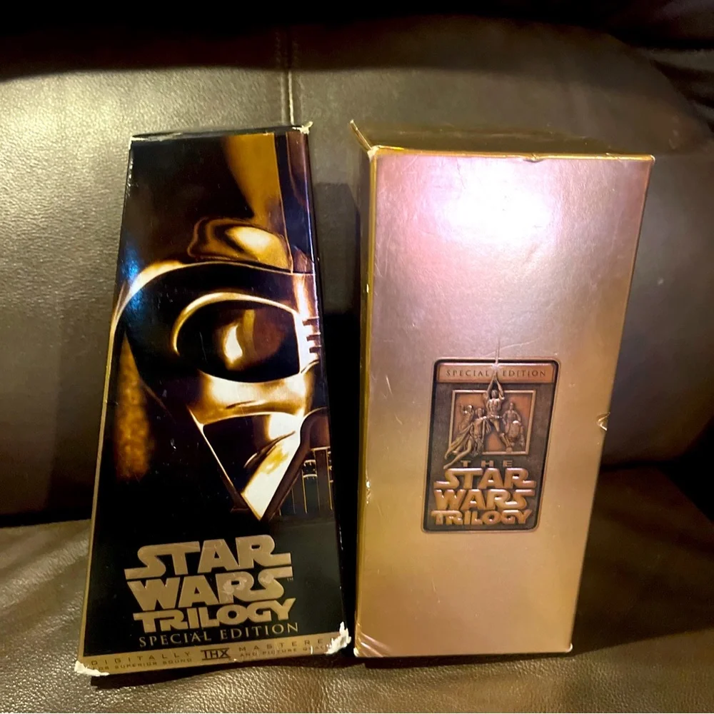 Vintage 3 pack Star Wars 1997 Return of the Jedi VHS tapes
